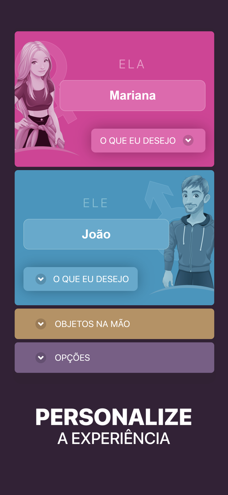 Provas safadas para casais - PEQUENO JOGO TRAVESSO DIVERTIDO